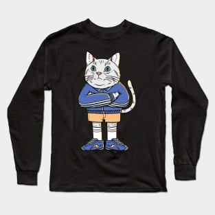 FOOTBALL CAT SPORT CLUB Long Sleeve T-Shirt